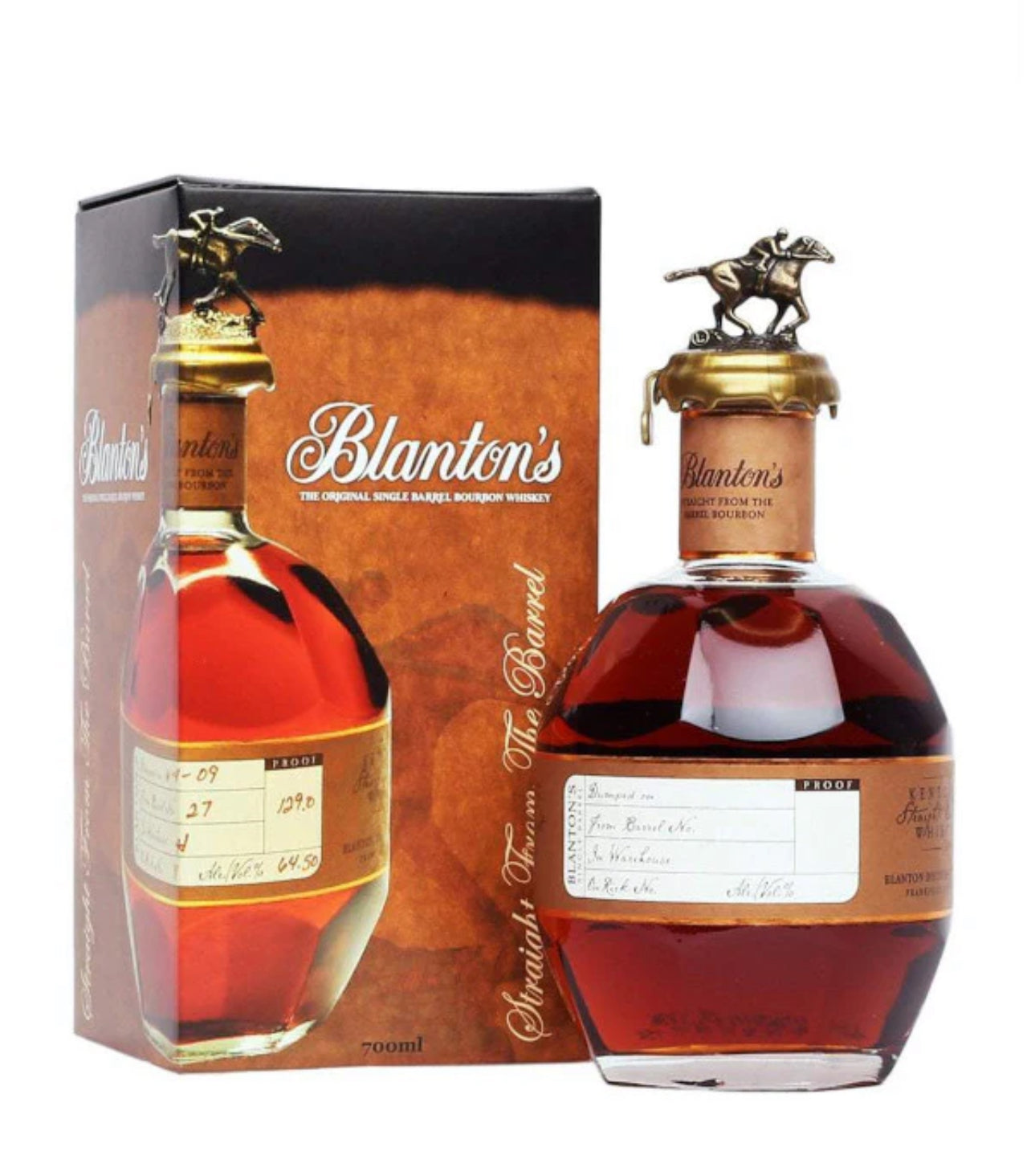 Blanton's Straight From The Barrel ブラントン Blanton's Straight From the Barrel Bourbon 700ml