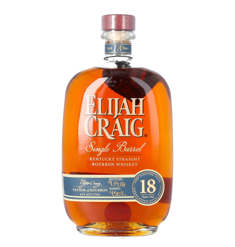 Elijah Craig 18 Year Old Single Barrel Bourbon