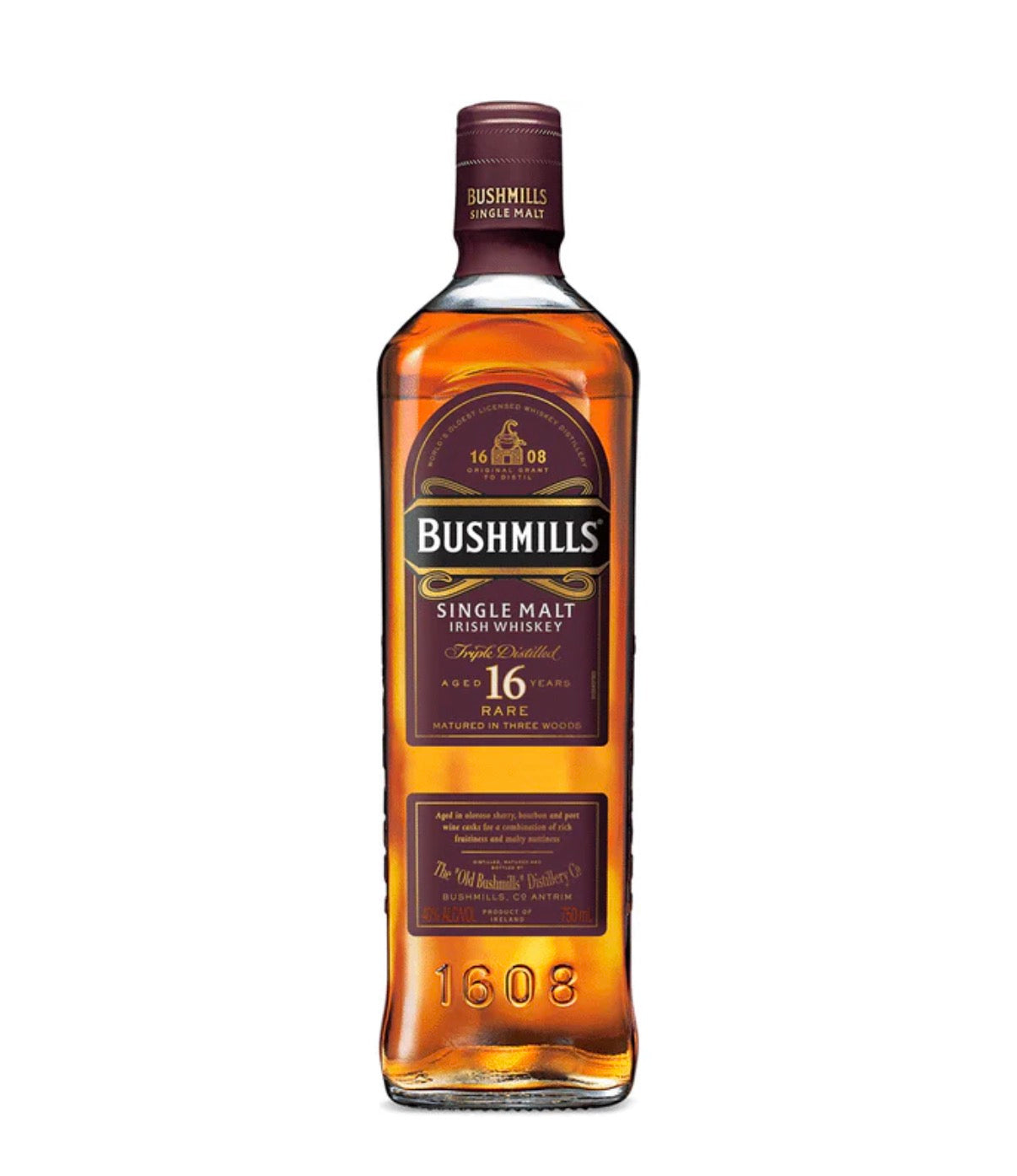 ウイスキー Bushmills 16 Years Old Single Malt Irish Bushmills 16 Year Single Malt Irish Whiskey