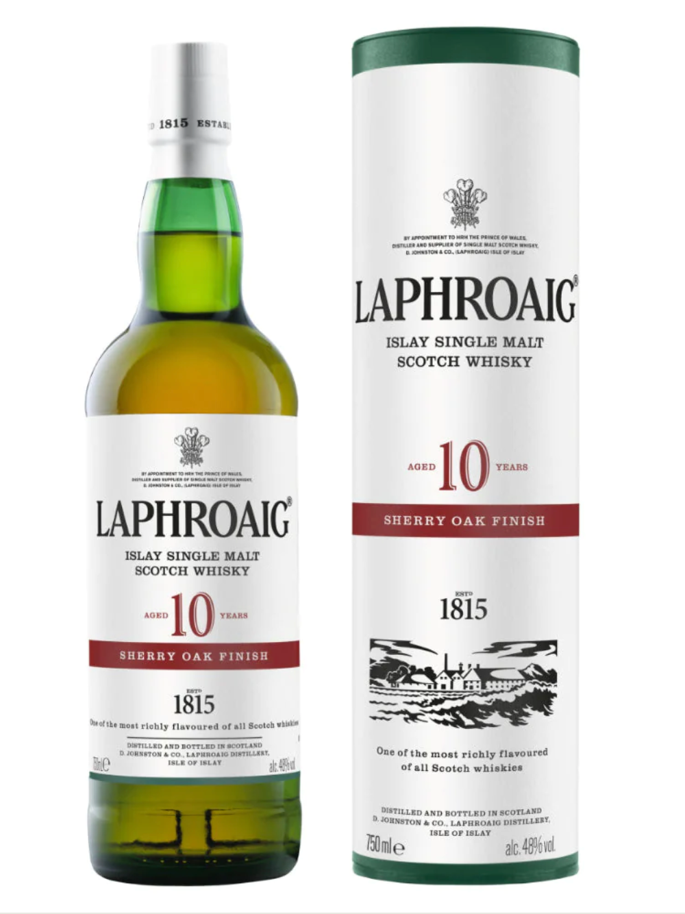LAPHROAIG 10 YEAR OLD SHERRY OAK SINGLE MALT WHISKY LAPHROAIG 10 YEAR OLD SHERRY OAK SINGLE MALT WHISKY