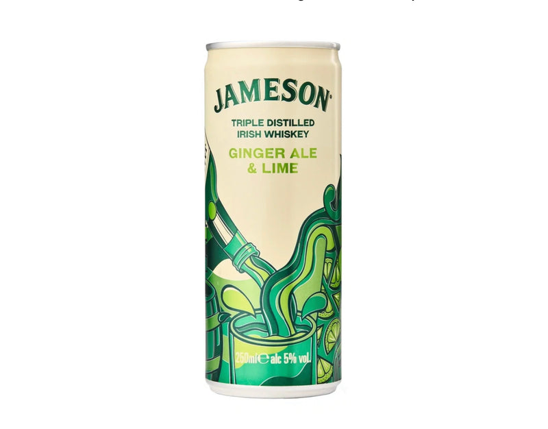 Jameson Cocktail Ginger & Lime 4pk Cans