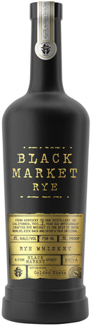 Black Market Spirits Private Barrel Collection Rye Whiskey 1 Liter