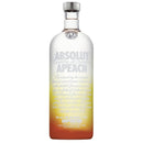 Absolut Apeach Vodka 750ml bottle