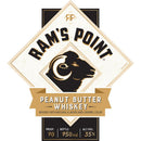 Ram's Point Peanut Butter Whiskey 750ml bottle