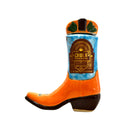 Chula Parranda Reposado Orange Ceramic Boot 750ml bottle