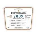 Foursquare 2009 Single Blended Rum 750ml bottle