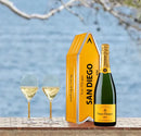 VEUVE CLICQUOT BRUT YELLOW BRUT WITH SAN DIEGO ARROW