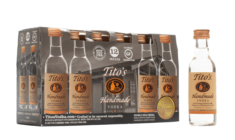 Titos Vodka 50ml 12 Pack