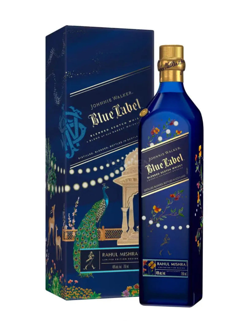 Johnnie Walker Blue Label x Diwali Limited Edition by Rahul Mishra