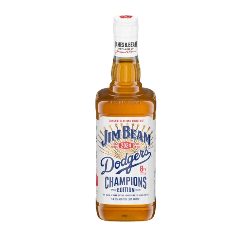 Jim Beam Dodgers 8th Title Champions Edition Bourbon 109 Proof