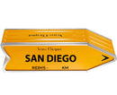 VEUVE CLICQUOT BRUT YELLOW BRUT WITH SAN DIEGO ARROW