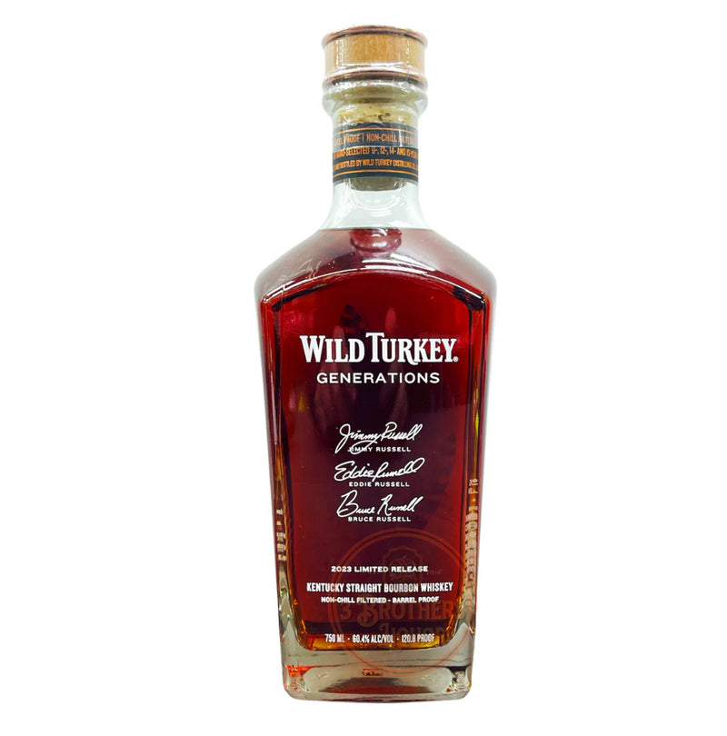 WILD TURKEY GENERATIONS KENTUCKY STRAIGHT BOURBON 2023 RELEASE