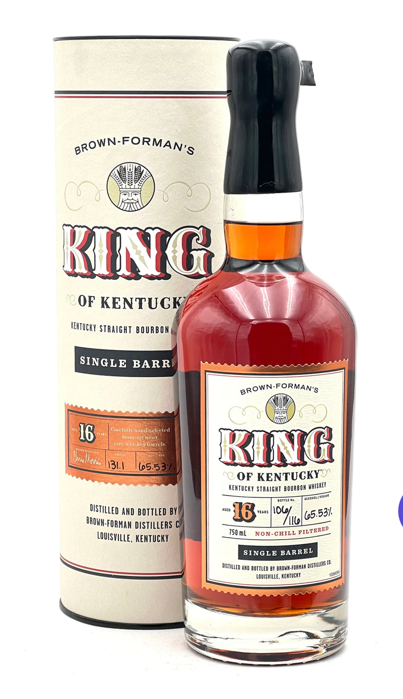 Brown Forman’s King of Kentucky Single Barrel Kentucky Straight Bourbon 128.8 Proof 2023 Release