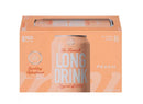 Long Drink Cocktail Peach In Cans - 6-12 Fl. Oz.
