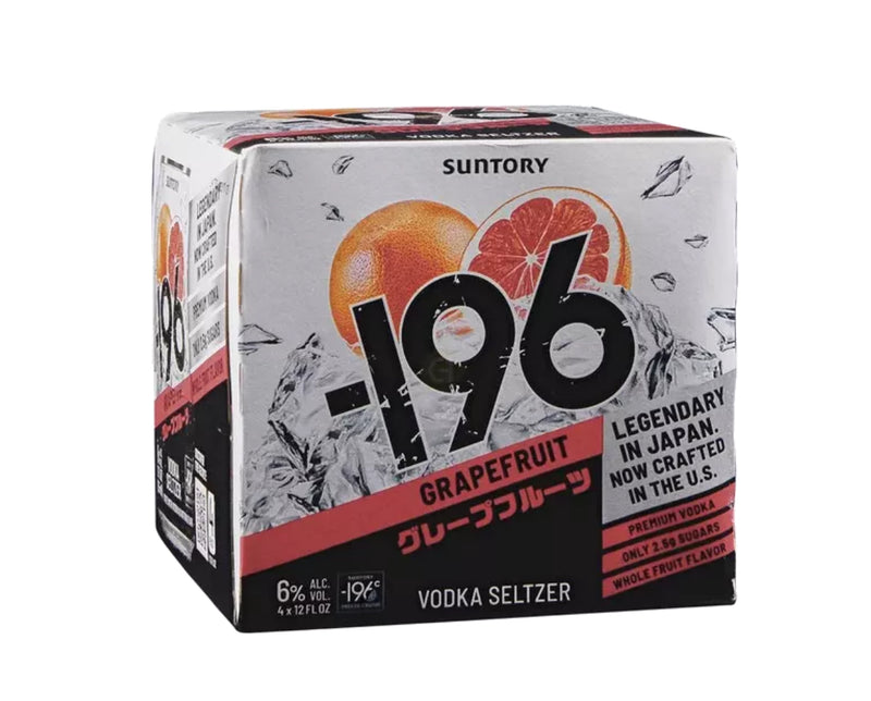 196 Grapefruit Vodka Seltzer 4 Pack
