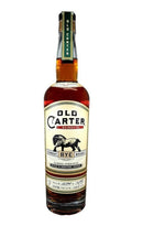 Old Carter Straight Rye Whiskey Batch