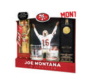 Gold Bar Joe Montana Gift Pack –Joe Montana Whiskey 82 & Bourbon Double Casked Reserve Collection 92 with 2 Glasses 750mL