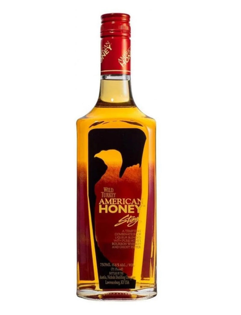 Wild Turkey Honey Whiskey Liqueur With Ghost Peppers American Honey Sting 71