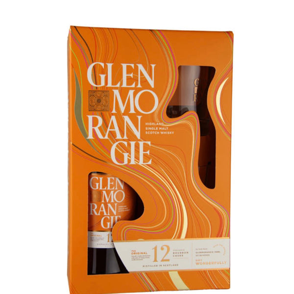 Glenmorangie The Original Scotch Whisky Gift Set w/ 2 Glasses