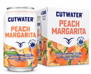 Cutwater Peach Margarita Cocktail 4-Pack 12 oz