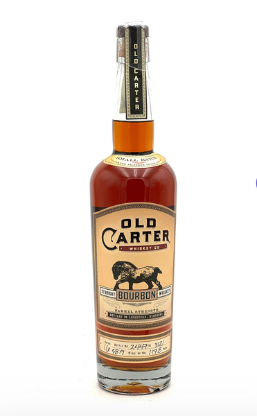 Old Carter Straight Bourbon Whiskey Small Batch 16