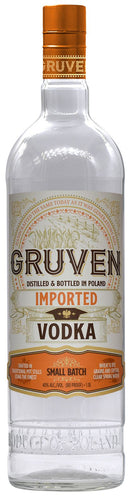 Gruven Handcrafted Imported Vodka 1.75L