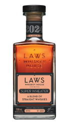 Laws Whiskey Straight Super Wheater 750ML