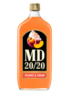 md 20/20 peaches & cream flavored wine 750ml