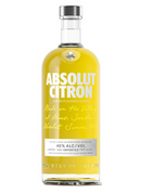 Absolut Citron Lemon Flavored Vodka 80 Proof 1L