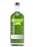 Absolut Lime Flavored Vodka 1L