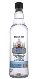 Potter’s London Dry Gin 750ml