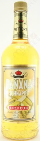 Potter’s Banana Schnapps 1L