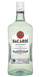 Bacardí Superior Light Rum Halloween Label 1.75L