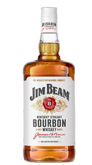 Jim Beam Kentucky Straight Bourbon Whiskey White Label 1.75L
