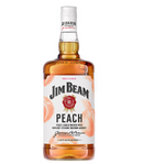 Jim Beam Peach Infused Kentucky Straight Bourbon Whiskey 1.75L