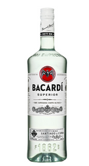 Bacardí Superior Light Rum 1 Liter
