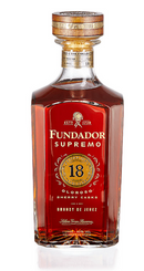 Fundador Supremo 18 Year Oloroso Sherry Casks Solera Gran Reserva Brandy de Jerez 1 Liter