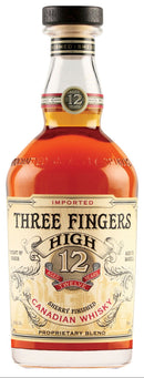 Three Fingers High 12 Yr Old Canadian Whisky 750ml