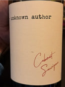 Unknown Author Cabernet Sauvignon California 750ml