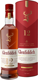 Glenfiddich 12 Year Old Sherry Cask Finish Single Malt Scotch Whisky 750ml
