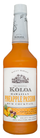 Kōloa Hawaiian Pineapple Passion Rum Cocktail 1L