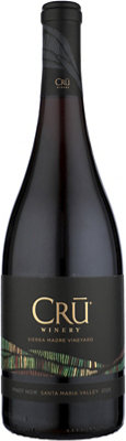 Cru Winery Grand Collection Sierra Madre Vineyard Pinot Noir Santa Maria Valley 750ml