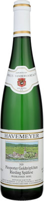 Havemeyer Piesporter Goldtröpfchen Riesling Spätlese 750ml