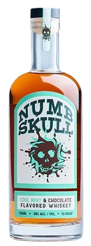 Numbskull Cool Mint & Chocolate Flavored Whiskey 70 Proof bottle