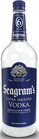 Seagram's Extra Smooth Vodka 750ml