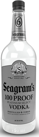 Seagram's 100 Proof Platinum Vodka 750ml
