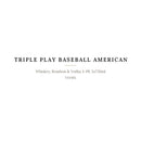 Triple Play Baseball American Whiskey, Bourbon & Vodka 750ML 3-PK 3x750ml