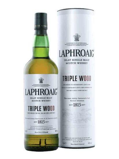 Laphroaig Triple Wood Scotch Whiskey 750ml