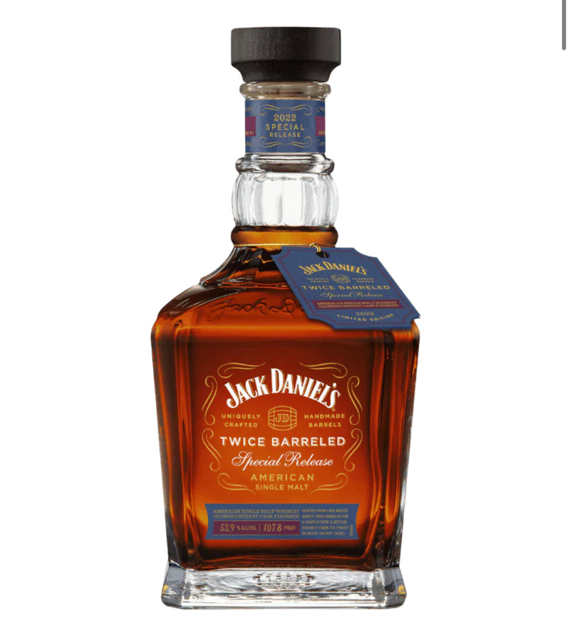Jack Daniel’s Special Release Twice Barreled American Single Malt Whiskey