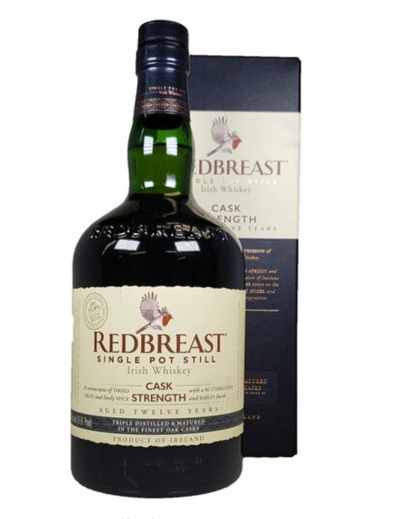 Redbreast 12 Year Cask Strength 112.6 Proof Irish Whiskey